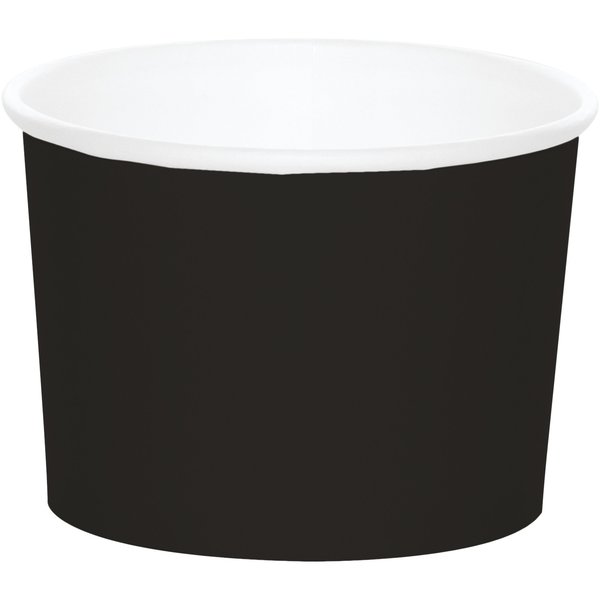 Creative Converting Black Treat Cups, 3.5"x2.5", 96PK 349807